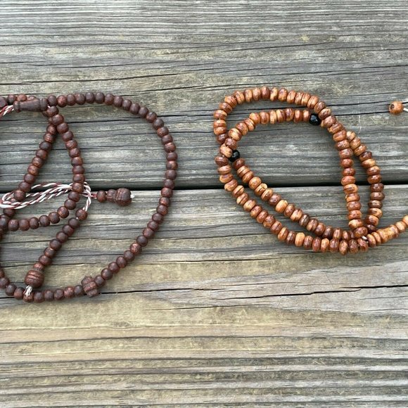 Lot of 2 Tasbeeh Genuine Wood Handmade Beads Islamic Religious Beads Tasbeh - Picture 11 of 16